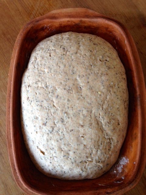 Teig, Chia, Chiasamen, Leinsamen, Brot, Thermomix, Vorwerk, Vegan, VegetarischBrot, 