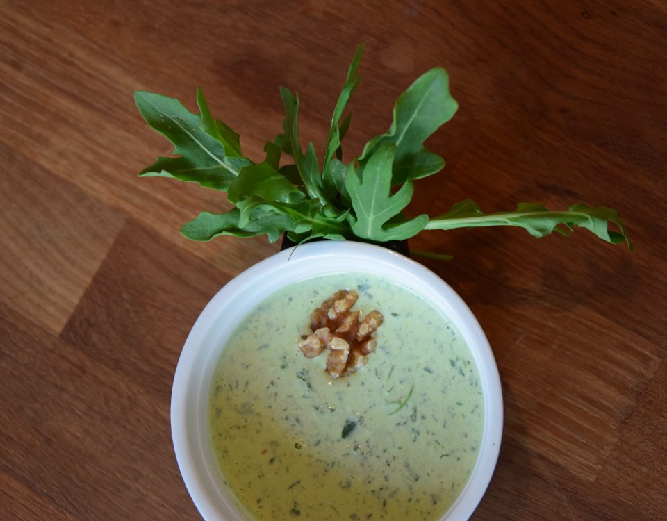 Ruccola, Dip, Thermomix, Vorwerk, Vegetarisch, Essen