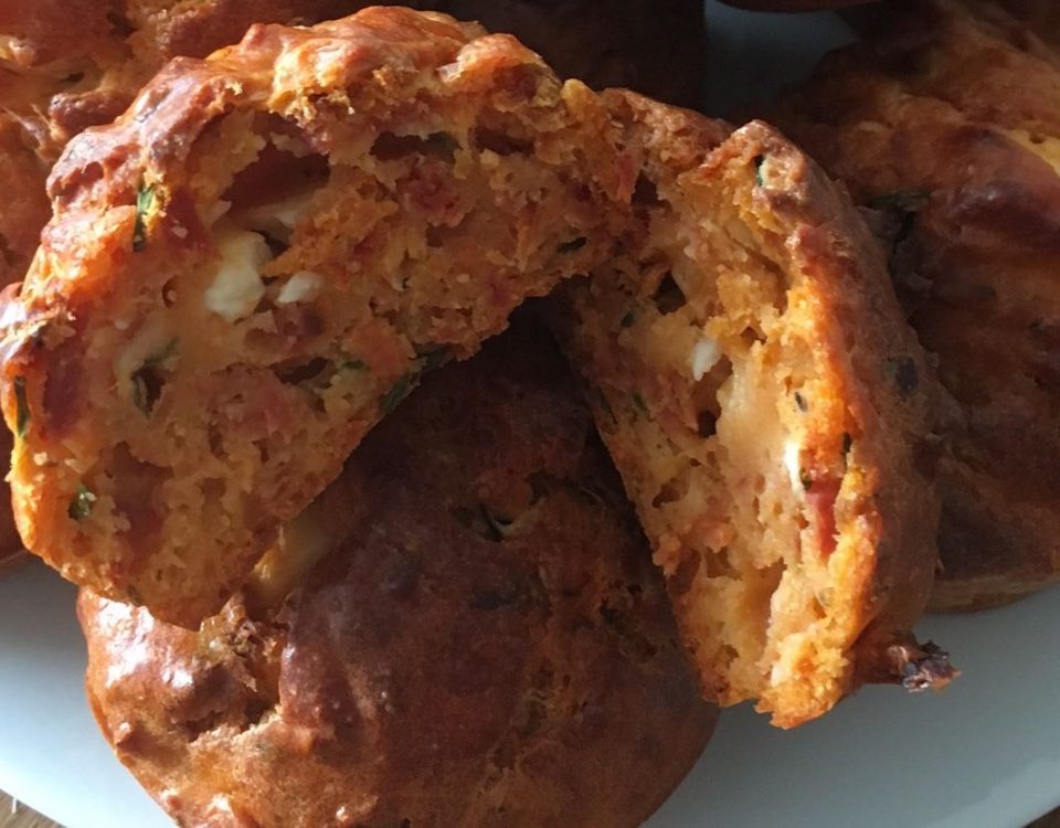 Herzhafte Muffins mit getrockneten Tomaten aus dem Thermomix von Vorwerk