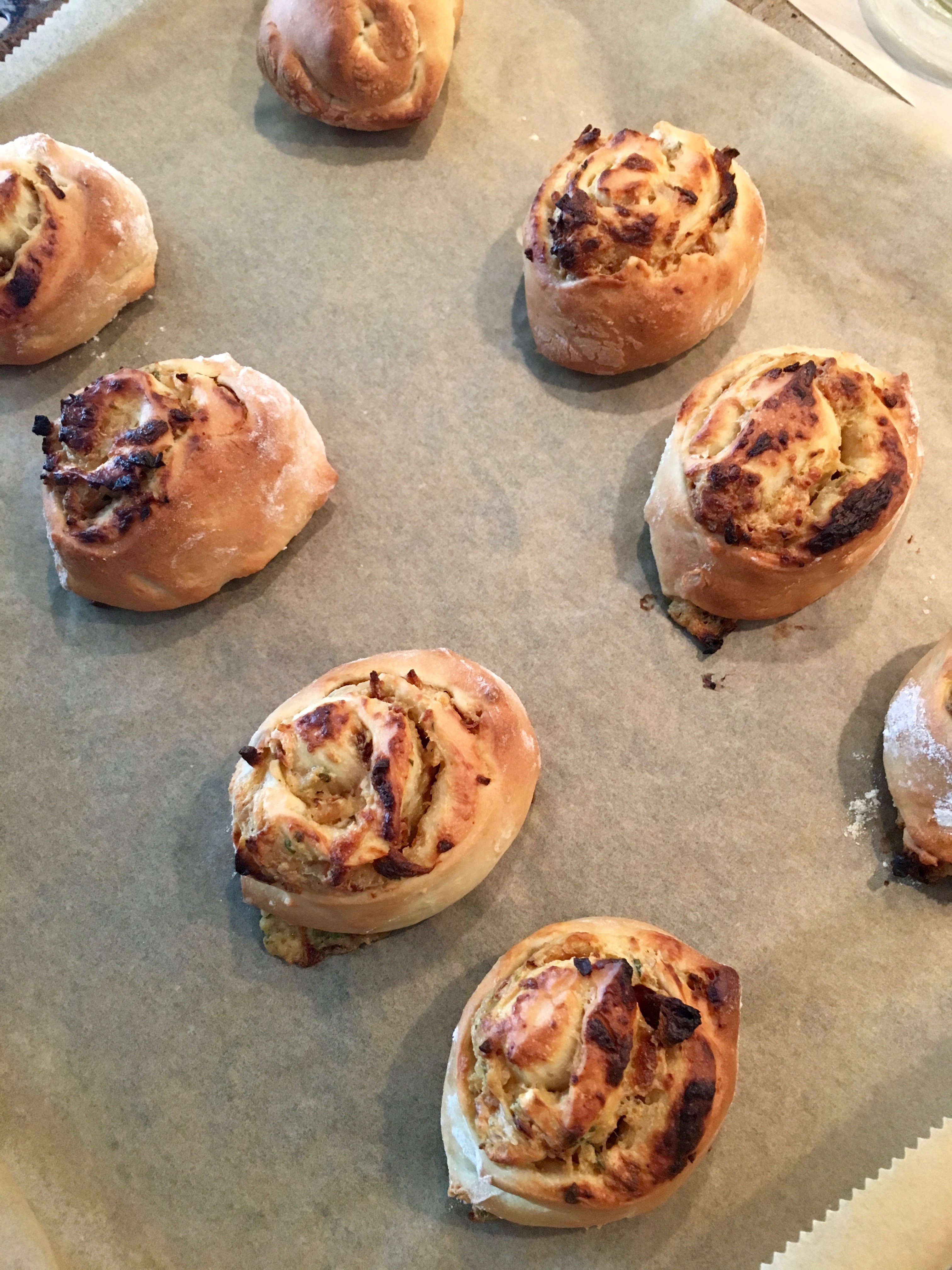 Zwiebelschnecken aus dem Thermomix von Vorwerk