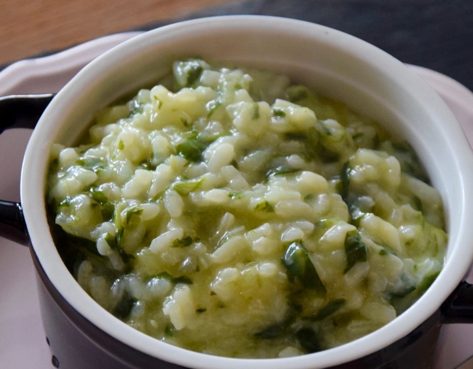 Spinat-Risotto