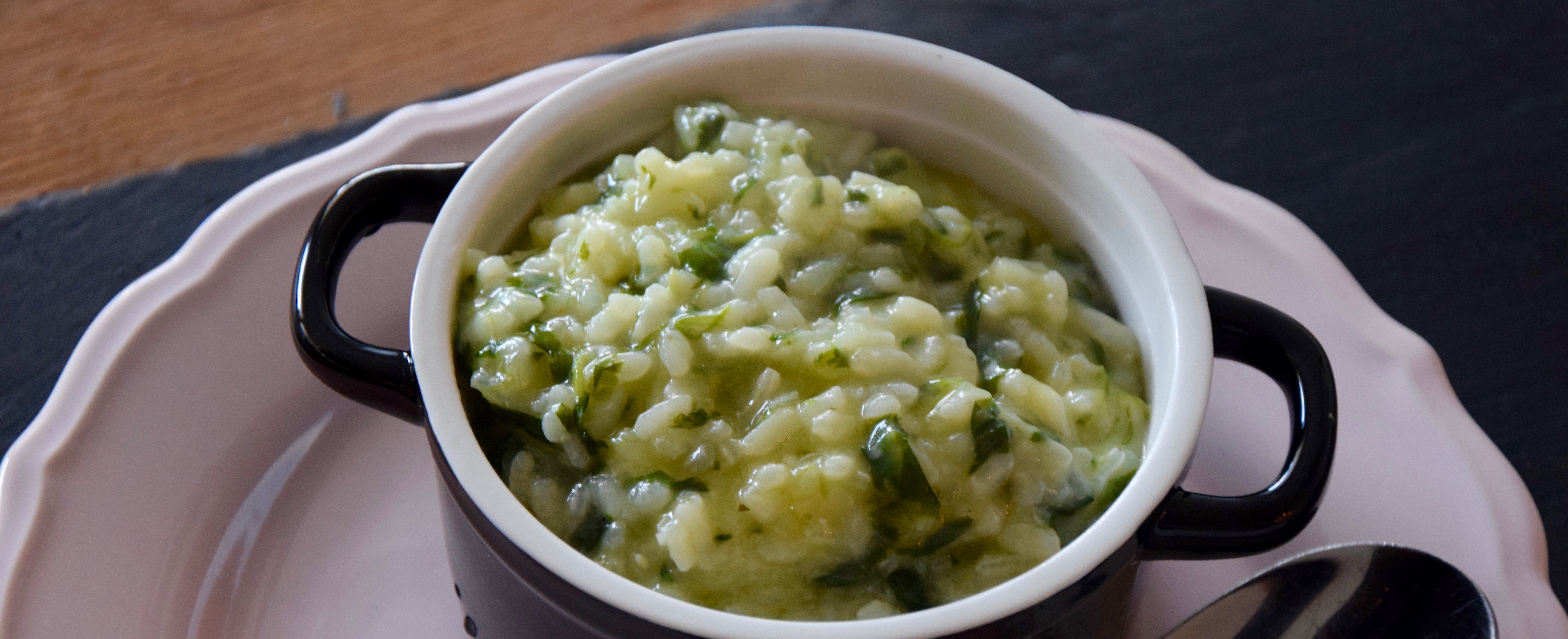 Spinat-Risotto