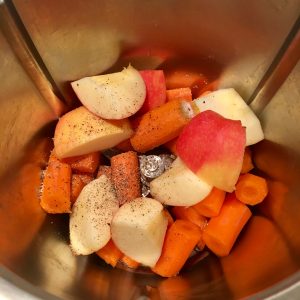 Zutaten Karotten-Salat mit Apfel aus dem Thermomix