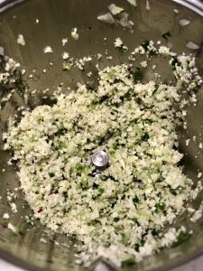 Blumenkohl Salat im Mixtopf