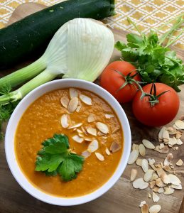 Tomaten-Zucchini-Suppe aus dem Thermomix®